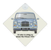 Vanden Plas Princess 1100 1963-68 Car Window Hanging Sign